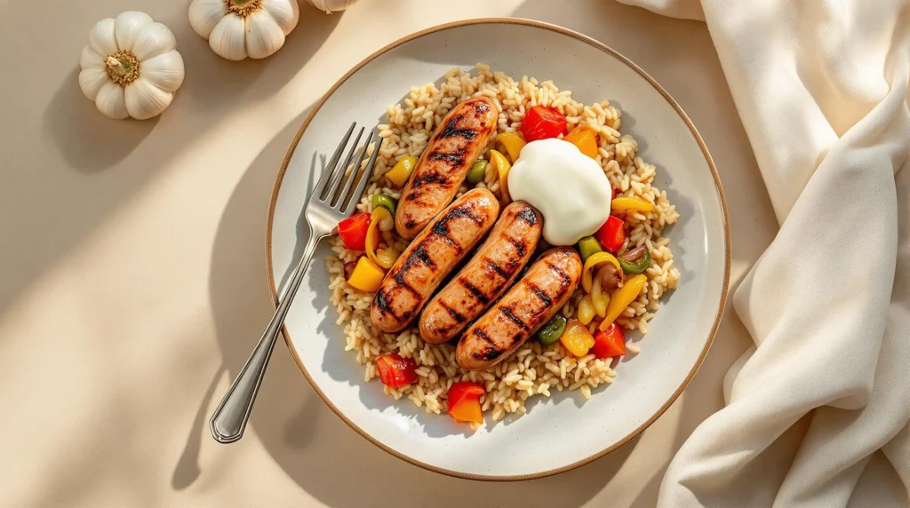 chicken apple sausage recipes with rice