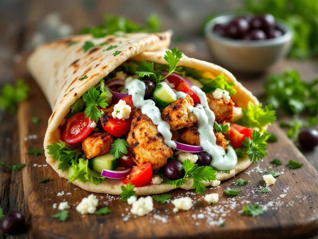 Mediterranean Diet Fast Food: 15-Minute Greek Chicken Pita Pockets